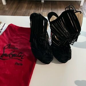 Christian Louboutin Black Heels with Elegant Design